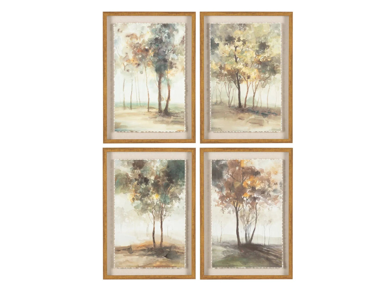 Indian Summer Green/Brown Print - Ornate Home