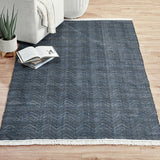 Indoor/Outdoor Augusta Navy Rug - Ornate Home