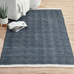 Indoor/Outdoor Augusta Navy Rug - Ornate Home