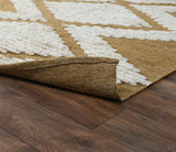 Indoor/Outdoor Avalon Honey Gold Rug - Ornate Home