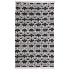 Indoor/Outdoor Banning Charcoal Rug - Ornate Home