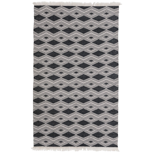 Indoor/Outdoor Banning Charcoal Rug - Ornate Home