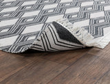 Indoor/Outdoor Banning Charcoal Rug - Ornate Home