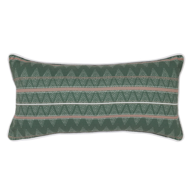 Indoor/Outdoor Cape Green Throw Pillow (Set of 2) - Ornate Home