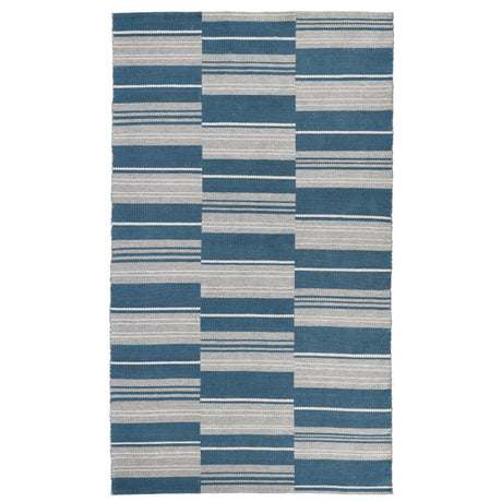 Indoor/Outdoor Colton Cabana Blue Stripe Rug - Ornate Home