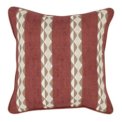 Indoor/Outdoor Delray Clay Red Throw Pillow (Set of 2) - Ornate Home