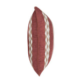 Indoor/Outdoor Delray Clay Red Throw Pillow (Set of 2) - Ornate Home