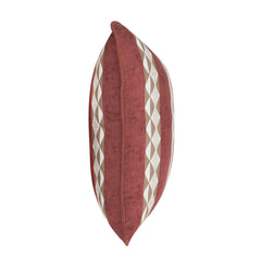 Indoor/Outdoor Delray Clay Red Throw Pillow (Set of 2) - Ornate Home