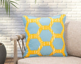 Indoor/Outdoor Gaines Yellow/Blue Throw Pillow (Set of 2) - Ornate Home
