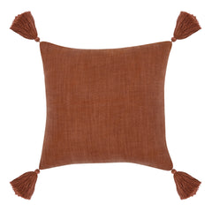 Indoor/Outdoor Karo Red Clay Throw Pillow (Set of 2) - Ornate Home