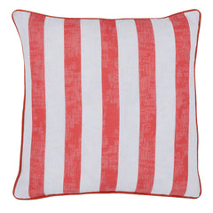 Indoor/Outdoor Milton Red 22x22 Throw Pillow (Set of 2) - Ornate Home
