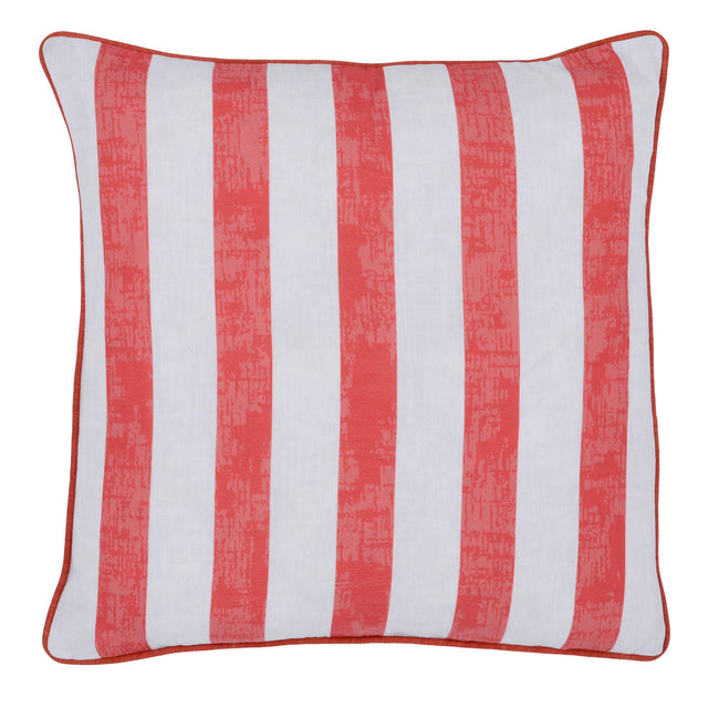 Indoor/Outdoor Milton Red 22x22 Throw Pillow (Set of 2) - Ornate Home