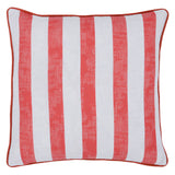 Indoor/Outdoor Milton Red 22x22 Throw Pillow (Set of 2) - Ornate Home