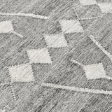 Indoor/Outdoor Oasis Gray Multi Rug - Ornate Home
