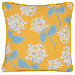 Indoor/Outdoor Roswell Yellow 22x22 Throw Pillow (Set of 2) - Ornate Home