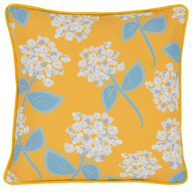 Indoor/Outdoor Roswell Yellow 22x22 Throw Pillow (Set of 2) - Ornate Home