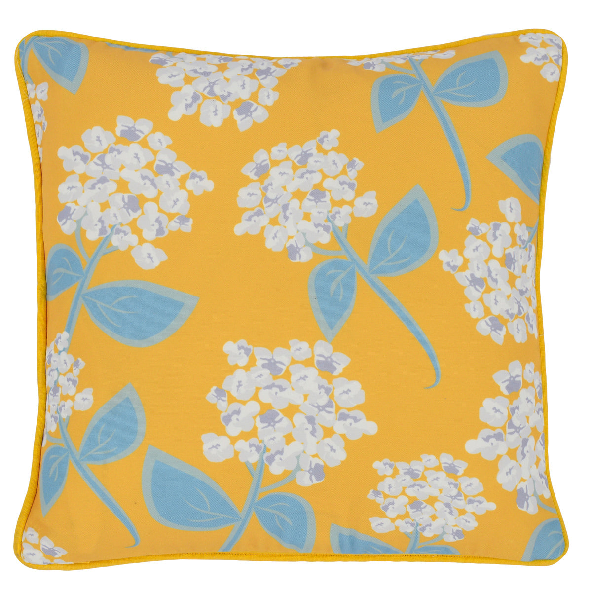 Indoor/Outdoor Roswell Yellow 22x22 Throw Pillow (Set of 2) - Ornate Home