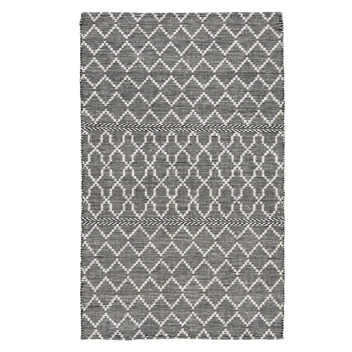 Indoor/Outdoor Sonora Black/Ivory Rug - Ornate Home