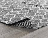 Indoor/Outdoor Sonora Black/Ivory Rug - Ornate Home