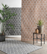 Indoor/Outdoor Sonora Black/Ivory Rug - Ornate Home