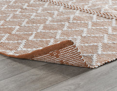 Indoor/Outdoor Sonora Terracotta/Ivory Rug - Ornate Home