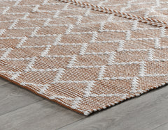 Indoor/Outdoor Sonora Terracotta/Ivory Rug - Ornate Home