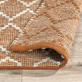 Indoor/Outdoor Sonora Terracotta/Ivory Rug - Ornate Home