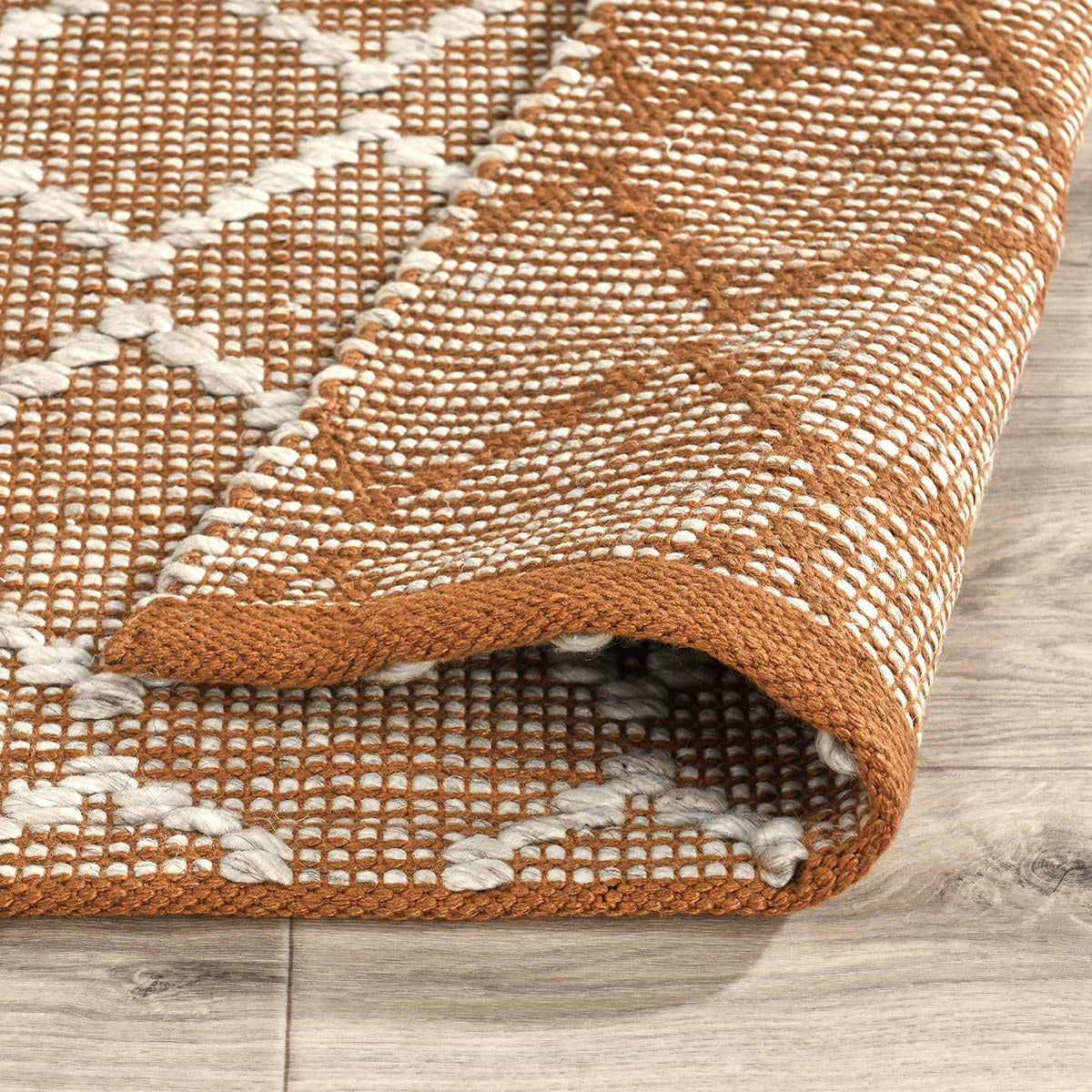 Indoor/Outdoor Sonora Terracotta/Ivory Rug - Ornate Home