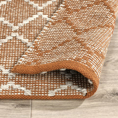Indoor/Outdoor Sonora Terracotta/Ivory Rug - Ornate Home