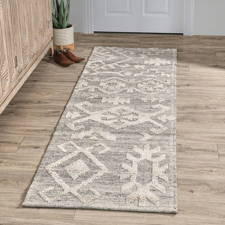 Indoor/Outdoor Tundra Gray Multi Rug - Ornate Home
