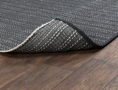 Indoor/Outdoor Yuma Charcoal Rug - Ornate Home