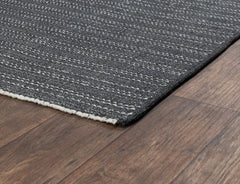 Indoor/Outdoor Yuma Charcoal Rug - Ornate Home