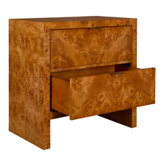 Indus Woodtone 2 Drawer Burl Chest - Ornate Home