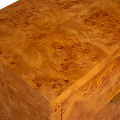 Indus Woodtone 2 Drawer Burl Chest - Ornate Home