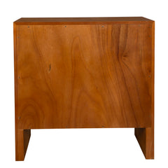 Indus Woodtone 2 Drawer Burl Chest - Ornate Home