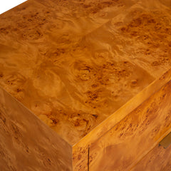 Indus Woodtone 2 Drawer Burl Chest - Ornate Home