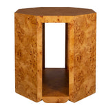 Indus Woodtone Burl Side Table - Ornate Home
