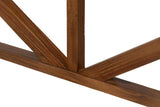 Industrial Classic Natural Double X Base Sofa Table - Ornate Home