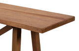 Industrial Classic Natural Double X Base Sofa Table - Ornate Home