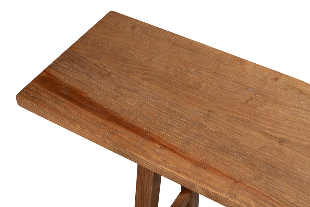 Industrial Classic Natural Double X Base Sofa Table - Ornate Home