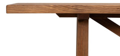 Industrial Classic Natural Double X Base Sofa Table - Ornate Home