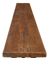 Industrial Classic Tan Double X Base Sofa Table - Ornate Home