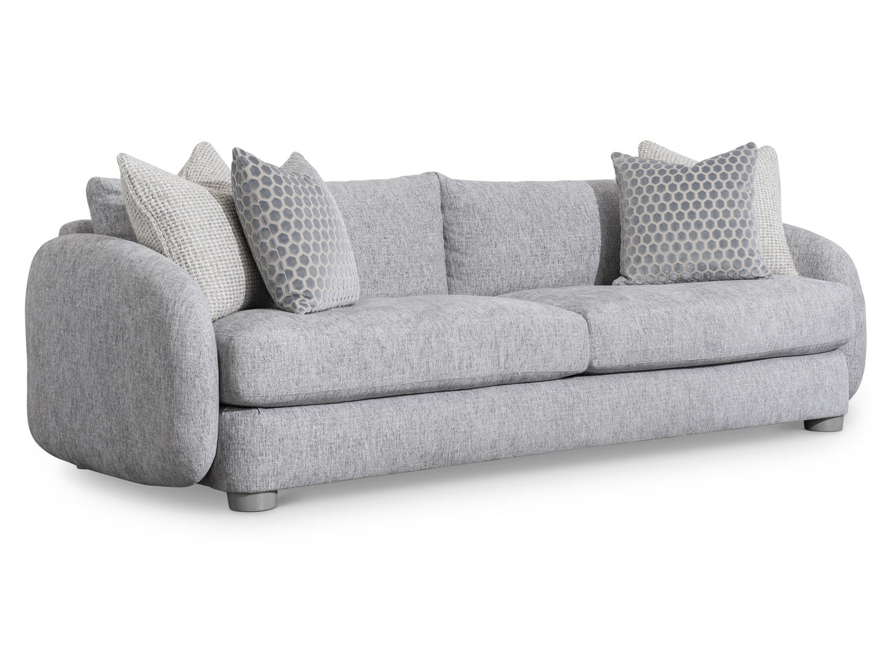 Indy Grey Fabric Sofa - Ornate Home