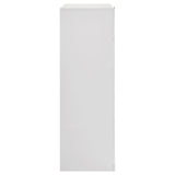 Ines White High Gloss 5-drawer Bedroom Chest of Drawers - Ornate Home