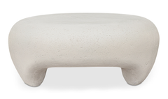 Ines White Outdoor Coffee Table - Ornate Home