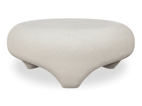 Ines White Outdoor Coffee Table - Ornate Home