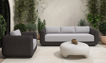 Ines White Outdoor Coffee Table - Ornate Home