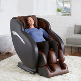 Infinity Aura Black/Brown Massage Chair - Ornate Home