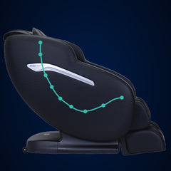 Infinity Aura Black/Brown Massage Chair - Ornate Home