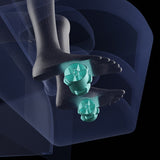 Infinity Aura Black/Brown Massage Chair - Ornate Home